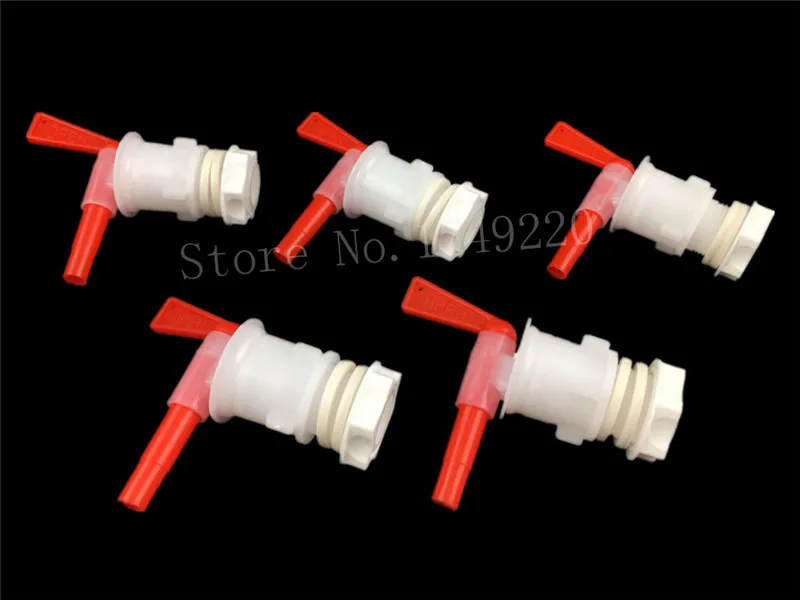 5pcslot,Bottling Bucket Plastic Spigot,Tap replacement spigot For Homebrew Beer Wine Bottling (7)