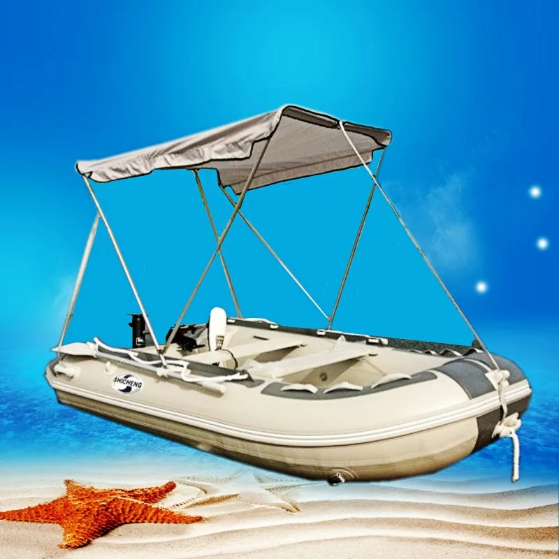 CE certificate Cheap Inflatable boats with canopy for salein Rowing