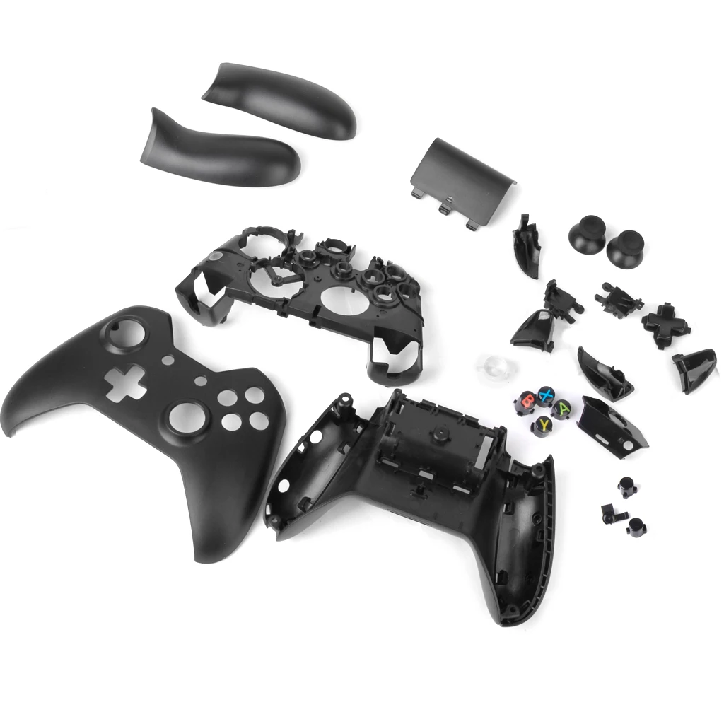 Full Housing Shell Case Kit Replacement Parts for Xbox One ... xbox 360 wireless controller diagram 