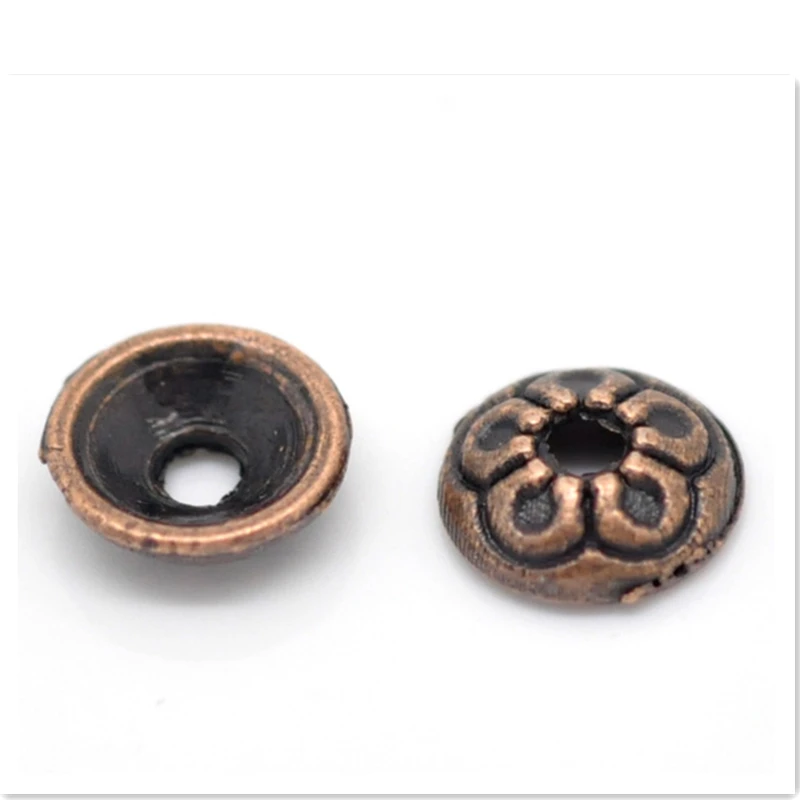 DoreenBeads цинковые бусины из металлического сплава круглые античной меди (для бусин