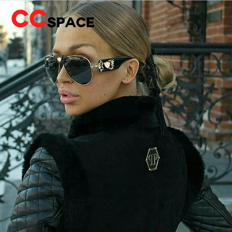 C񟼹 классические солнцезащитные очки пилота женские роскошные оттенки
