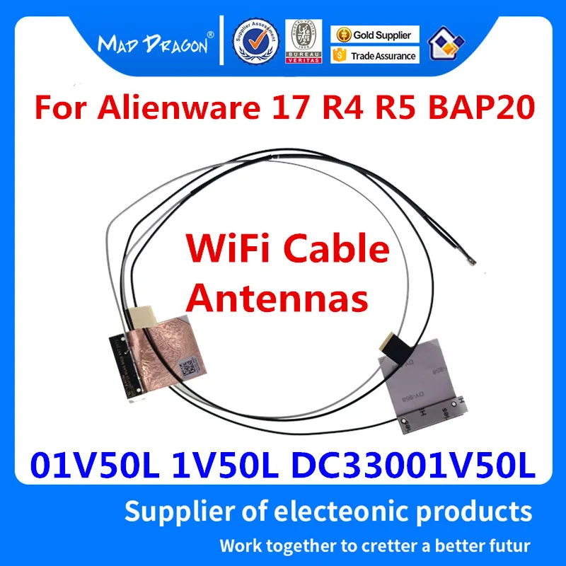 

MAD DRAGON Brand Laptop new WiFi Cable Wireless Antennas For Dell Alienware 17 R4 R5 BAP20 ANTENNA WiFi 01V50L 1V50L DC33001V50L