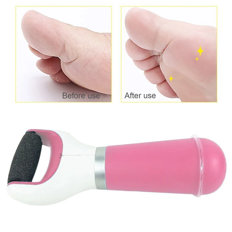 

Foot Care Pedicure Tool Electronic Foot File With Diamond Crystals Foot File For Dead Hard Cracked Rough Electric Foot File