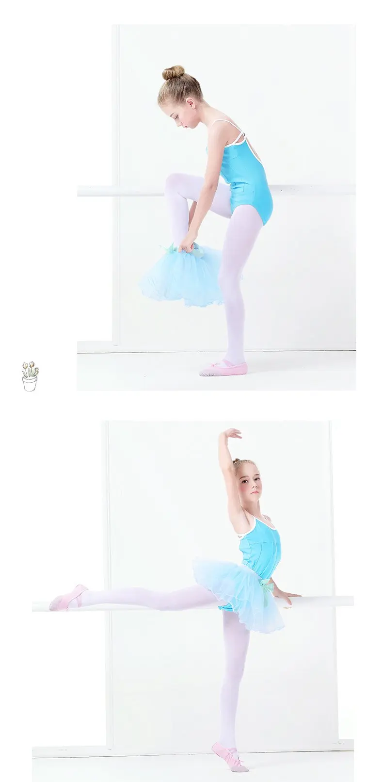 Детская балетная пачка Розовый Тонкий Одежда для танцев leotard для девочек принцесса балетное платье для детей