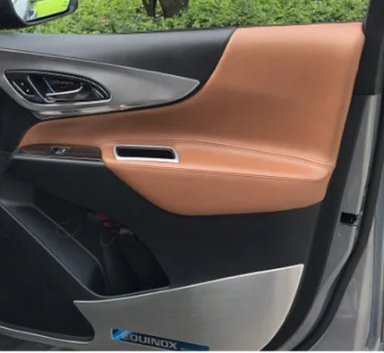 На заказ цвета микрофибра кожаная внутренняя панель двери подлокотник Крышка Для Chevrolet Equinox AAB162