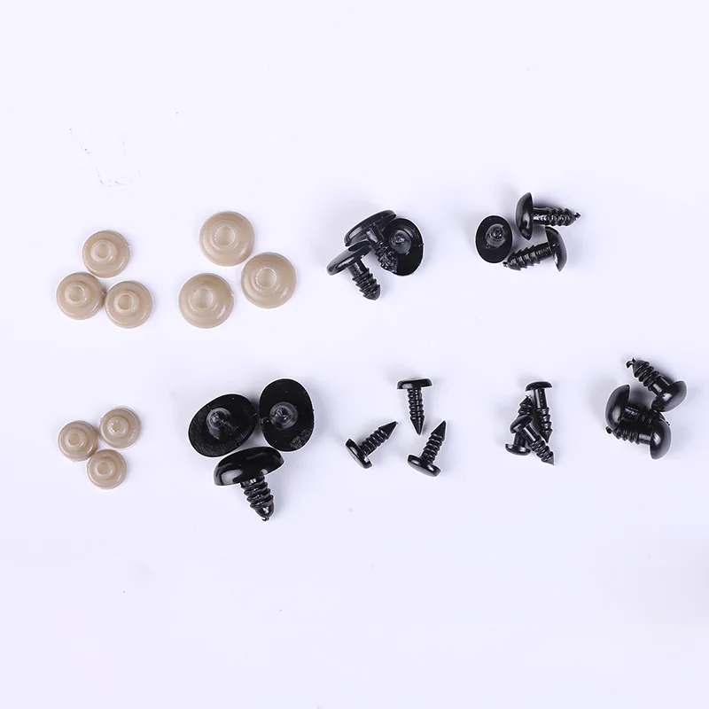 

125 Pcs Plastic Doll Eyes Craft Eyes DIY Crafts For Plush Bear Stuffed Toys For Children Toy Dinosaur Animal Eye Accessories