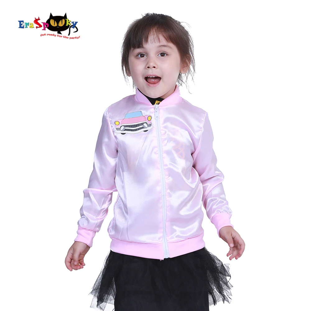 Eraspooky halloween costume For Girls Pink Baseball Jacket League Of