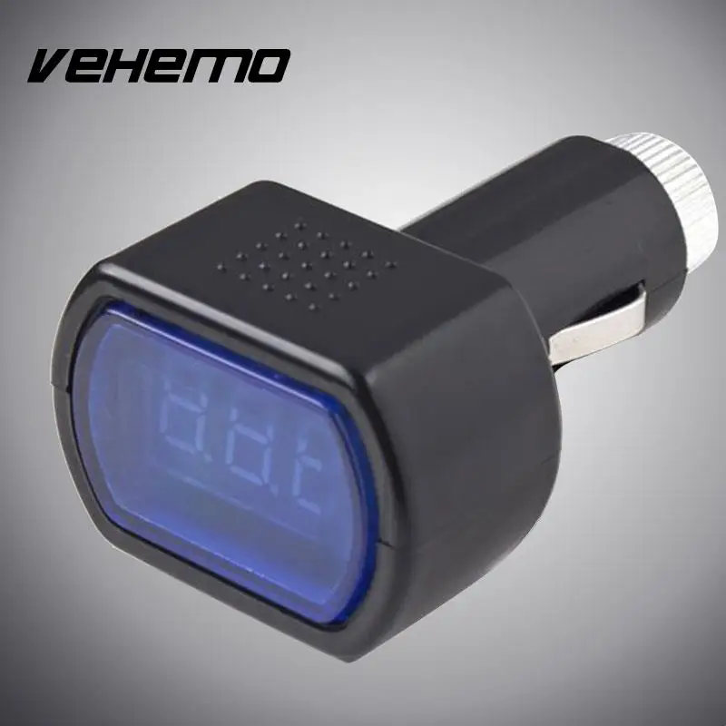

LED Digital Display Cigarette Lighter Electric Voltage Meter For Car Battery