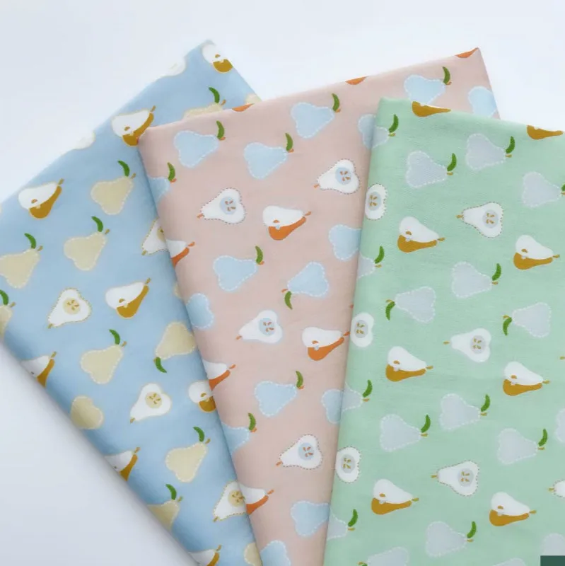

Baby Cotton Twill Fabric by half meter for DIY Sewing Bed Sheet Dress making cotton fabric