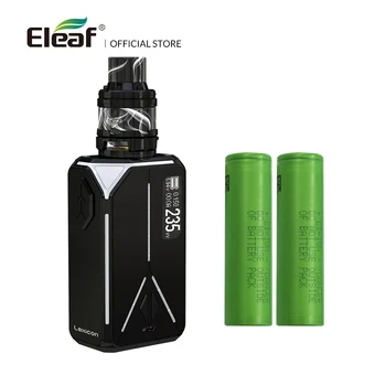 

Original Eleaf Lexicon with ELLO Duro kit 6.5ml with 18650 battery HW-M/HW-N coil Output of 235W electronic cigarette vape