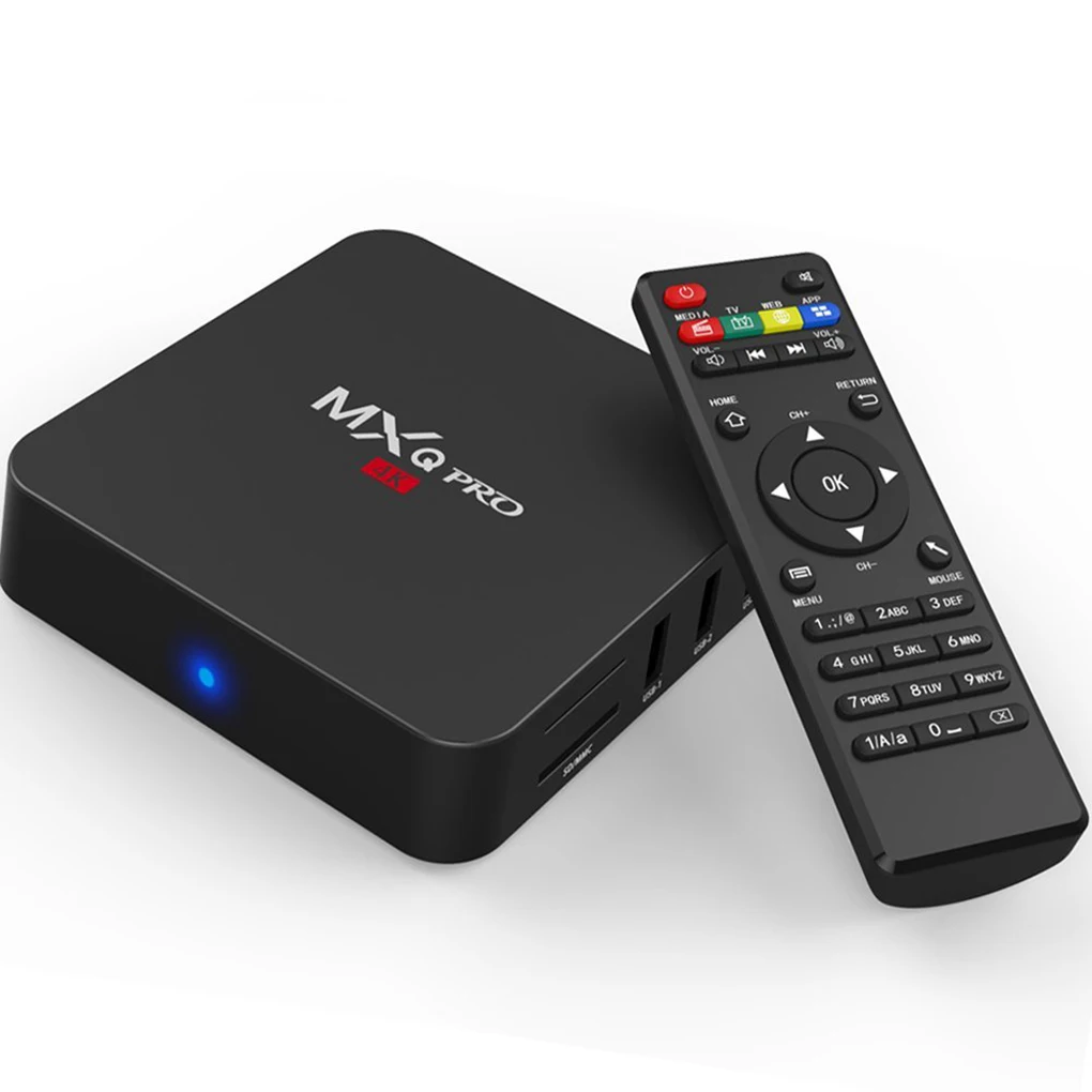 

New MXQ Pro TV Box RK3229 Quad Core 1G RAM 8G ROM Set Top Box 4K Android 6.0 2.4G WiFi Multi-media Player
