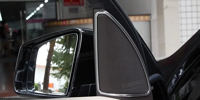 

ABS Car Door Speaker Edge Cover For Benz ML W166 2012-2015 GL X166 2013-2015 2pcs