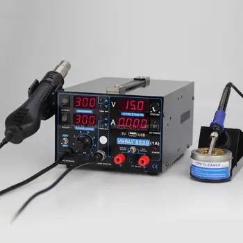 

Desoldering Station Hot Air Gun Solde Soldering Station English Manual Rework Station Digital Solder Iron YIHUA 853D 1A