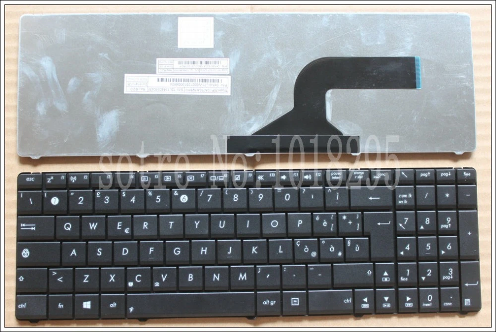 95% Nieuwe Italië Toetsenbord Voor Asus R704 R704VB R704VC R704VD Het Zwarte Laptop Toetsenbord|keyboard keyboardasus keyboard -