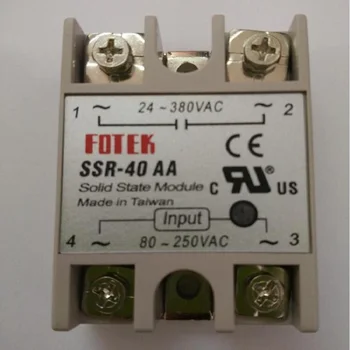 

Single-phase AC control AC solid state relay SSR - 40AA 40A x10