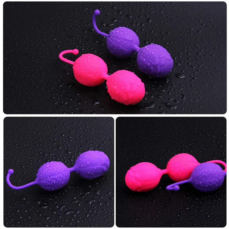 2018 Medical Silicone Vibrator kegel balls Vibrators Sex Toys Bolas Vaginal Ball Tighten aid love geisha ball ben wa for Woman (3)
