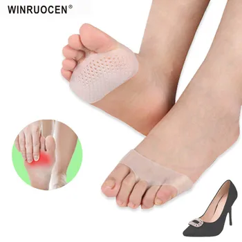 

2 Pair Medical Honeycomb Breathable Silicone insole For Shoes Bunion Corrector Valgus Toe Separator Pain Relief Anti-slip insole
