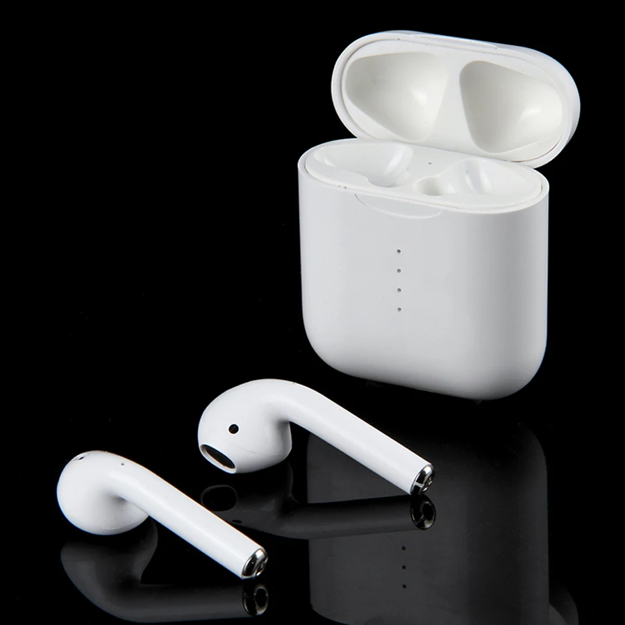 

ravi i10 TWS Double Mini Airpod Wireless Bluetooth touch Earphone Earbuds With Charging Box Mic for Samsung Android Xiaomi i7s