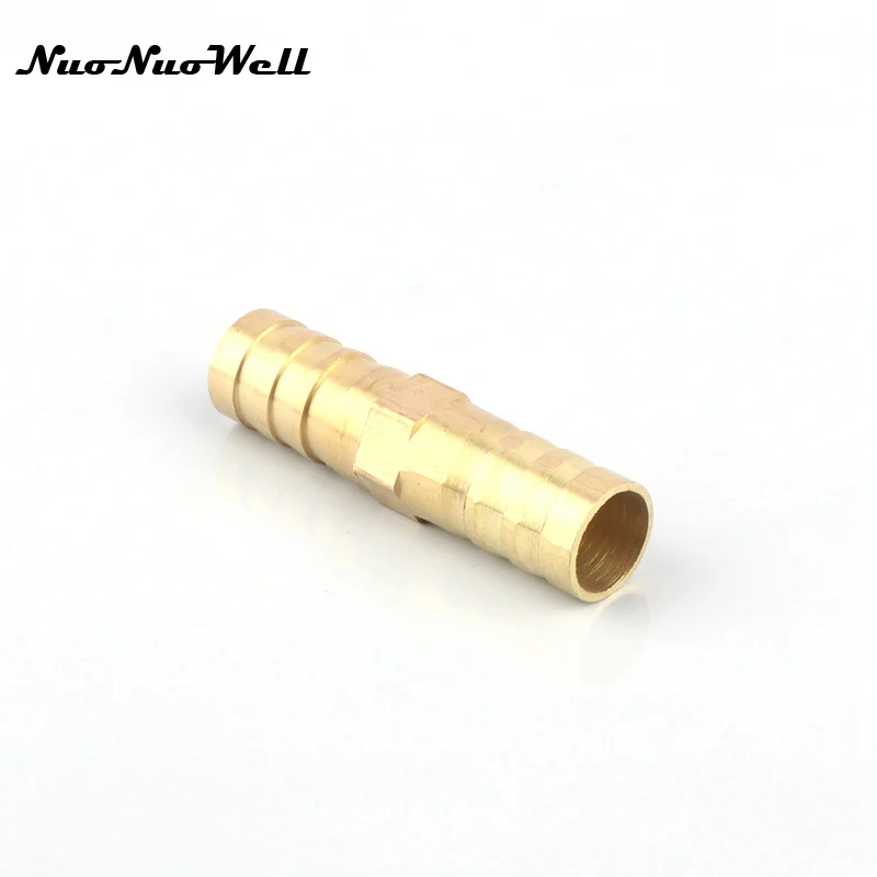 4pcs NuoNuoWell Brass 10mm Hose Air Pump Straight Connector Aquarium