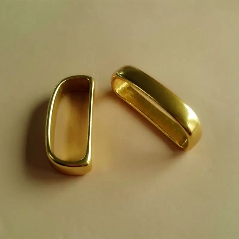 

DIY Johnleather Craft Hardware Solid Brass Belt Buckle Loop Brass Original Roller Finish Size 38mm and 40mm #60509