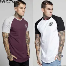 Летняя футболка из хлопка и шелка, футболка Kanye West, футболка с короткими рукавами, футболка в стиле хип-хоп, футболка s, топ для мужчин, удлиненные футболки с