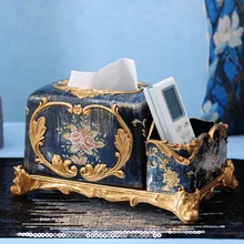 Стильная Высококачественная ручная цветная смола окрашенные коробки для полотенец, предметы интерьера, ретро декоративные коробки, свадебные подарки