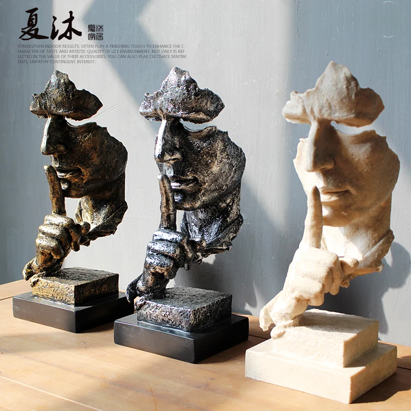 

European modern abstract sculpture handicraft decoration art decoration decoration retro office room