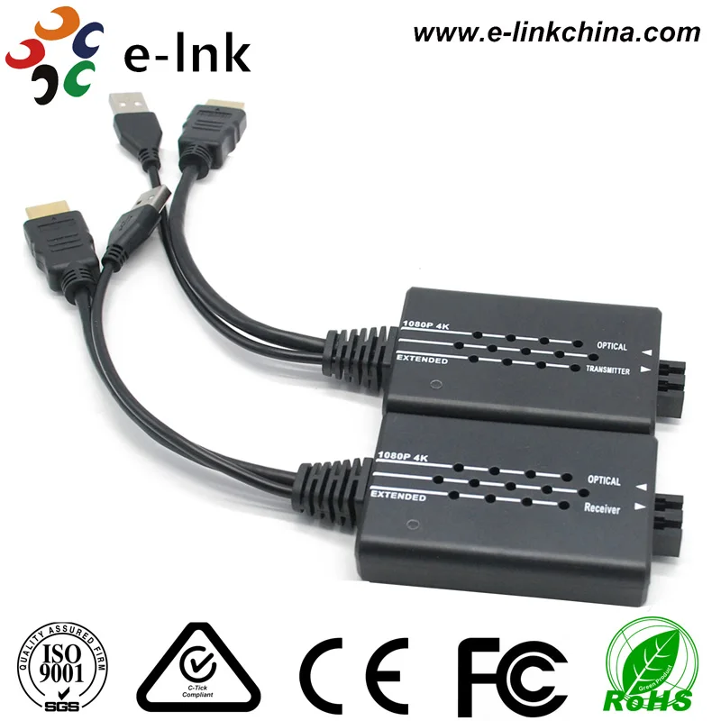 

Mini 4K HDMI Optical Transceiver with USB power supply