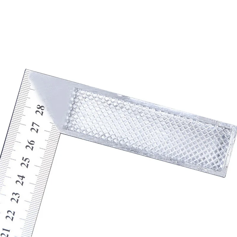

Urijk 30cm/12 inch 90 Degree Metal Steel Try Square Engineers Wood Measuring Tool Right Angle Ruler Try Square Measuring Tool