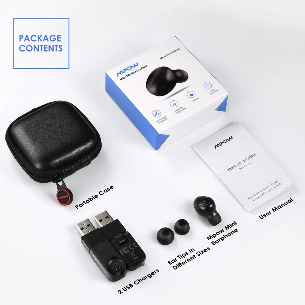 mpow single wireless earbud