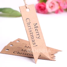 200 шт/партия(СО ШНУРАМИ) Подарочная бирка Рождественская серия крафт украшения вешалки вечерние принадлежности zakka Закладка(ss-1472