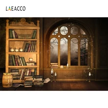 Buy Laeacco Arch Window Book Bookshelf Photography Backgrounds Customized Photographic Backdrops For Photo Studio Free Shipping