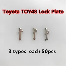 TOY48 lengüeta de bloqueo de coche MATERIAL DE LATÓN Placa de bloqueo para Toyota Crown nuevo Lexus kit de reparación de cerraduras (3 modelos) Total 150 Uds