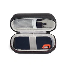 Футляр для путешествий с жестким диском, Портативная сумка для хранения SSD, ударопрочный жесткий защитный чехол EVA для SD SSDE60 250 GB 1 ТБ