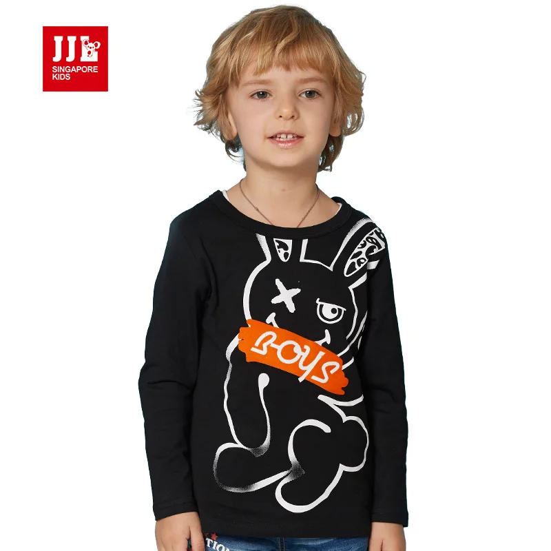 boys t shirt kids clothes funny print 100 cotton t shirt for brand