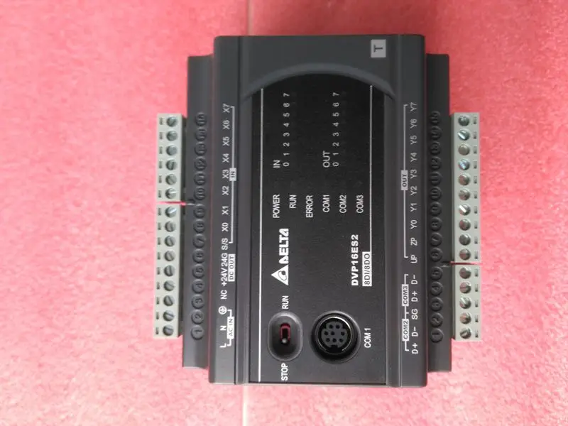New Original DVP16ES200T Delta PLC ES2 series 100-240VAC 8DI 8DO Transistor output dvp32es200t delta new original plc es2 series 100 240vac 16di 16do transistor output