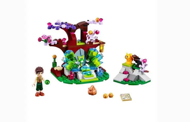 

New Elves Farran and the Crystal Hollow Modelo Building Blocks Toys for Children Compatible With toy Friends Girls Bricks Gift