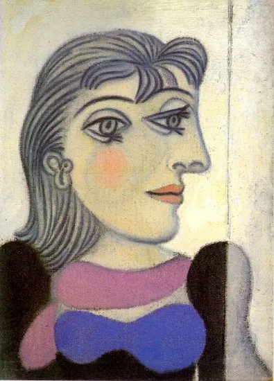 

100% handmade high quality Oil Painting Reproduction on Linen Canvas,Portrait de Dora Maar 9,Free DHL Shipping