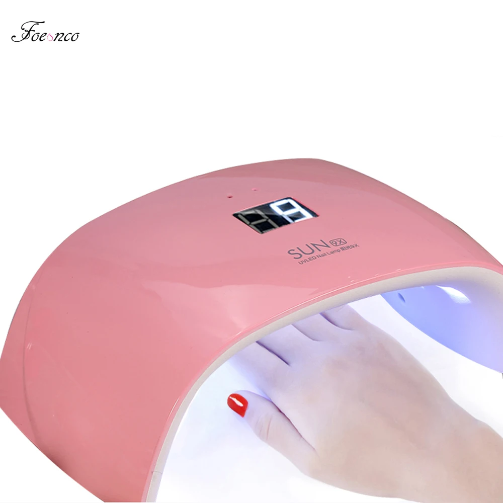 

FOEONCO SUN9X 18W Nail Dryer for Nails Gel Polish with Sensor LED Lamp Polish Machine for Curing Nail Gel Art Tools