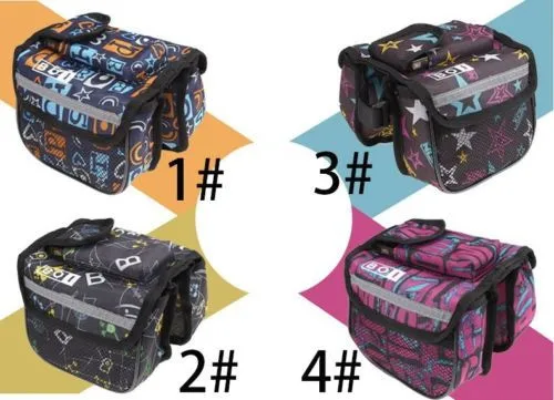 Top 2018 New Cycling Bike Bicycle Pannier Frame Front Tube Double Bag 4 Colors 1 Top 2018 New Cycling Bike Bicycle Pannier Frame Front Tube Double Bag 4 Colors 1