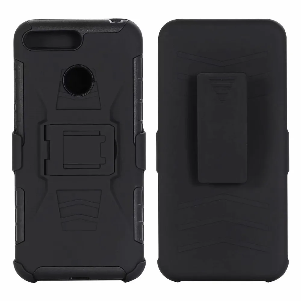 Heavy Duty Impact Swivel Belt Clip Armor Case Cover sfor Huawei Y5 2018 Y3 Y7 Y6 Prime Honor 7A Y9 2018 Armor Holster Capa Coque (6)