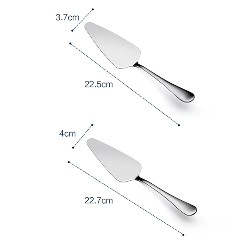 1PC Stainless Steel Pizza Shovel Cake Butter Cheese Cutter Kitchen Dessert Food Server Ice Cream Turner Divider Pastry Tool