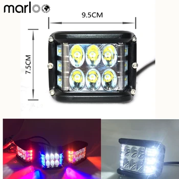 

Marloo 4" LED Fog Driving Work Light for Jeep Wrangler Ford F-150 Raptor GMC Sierra Chevy Silverado SUV ATV UTV 4WD 4X4 Vehicles