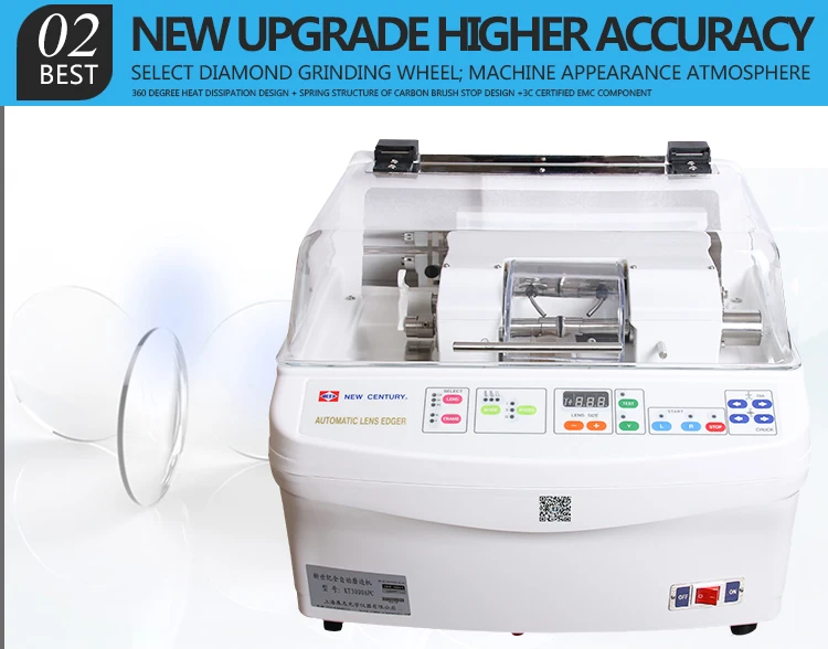 KT 3000A Авто линза edger оптическое оборудование окантовки линз для очков обработки