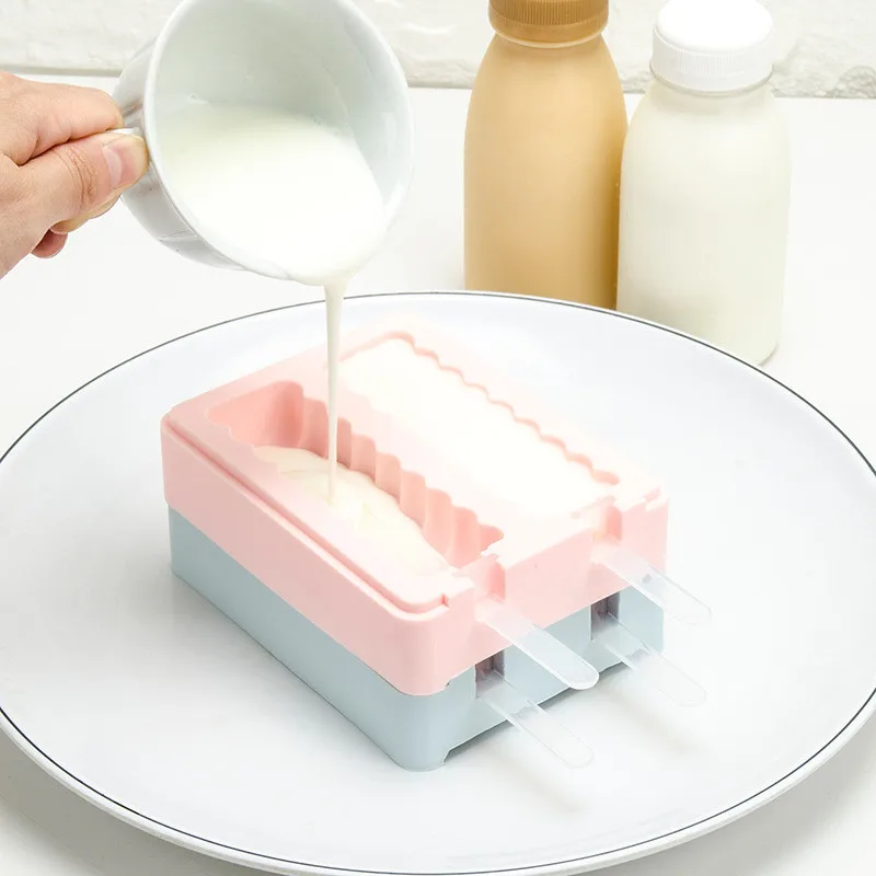 Новая силиконовая форма для льда DIY Замороженные формы для мороженого морозильник поп льда бар производитель многоразовые соски