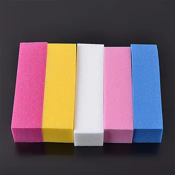 

Wholesale 4 Pcs Fluorescent Color Buffing Sanding Buffer Block Files Manicure Nail Art Tips Women Beauty Manicure Tools Hot