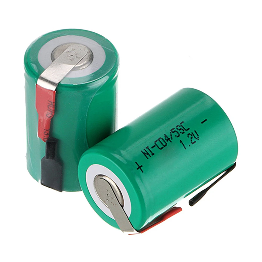 Новая реальная емкость 4/5 SC батарея 1,2 V 1600mAh 23*33 4/5 Sub C SC Ni-CD перезаряжаемые батареи с PCB для электронных инструментов