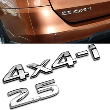 Car Styling 3D Aluminum 2.5 4×4-i Metal Stickers racing Badge Emblem Decal Refitting Tail Mark Sticker for Nissan X-Trail
