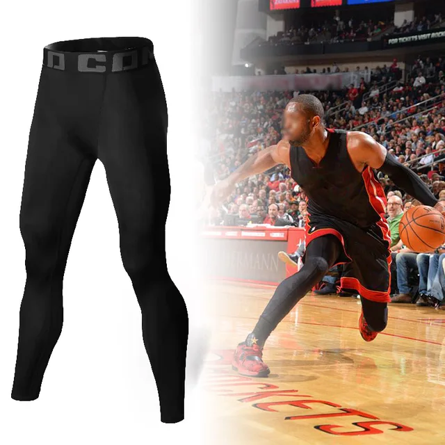 2018 New Jogging Pants Men basketball Sports Leggings Fitness Tights