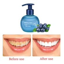 Удаление пятен отбеливающая зубная паста борется с кровотечением десны удаляет зубной налет зубы пятна Очищающая сыворотка зубная паста свежее дыхание
